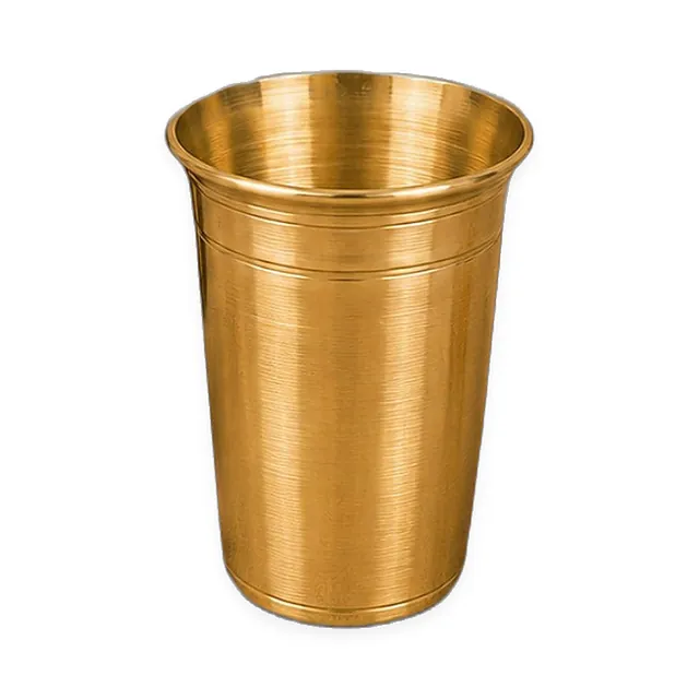 Brass Glass – Set of 1 — handcrafted brass
