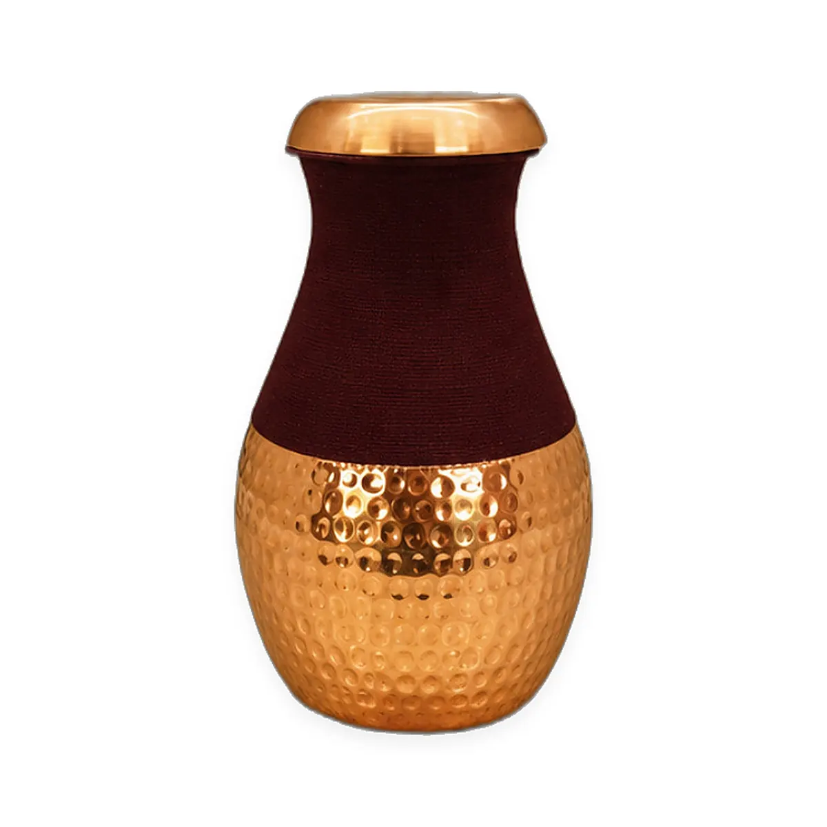 Pure Copper Jar – Rajwadi Jar · Single or with 2 Glasses — view 1